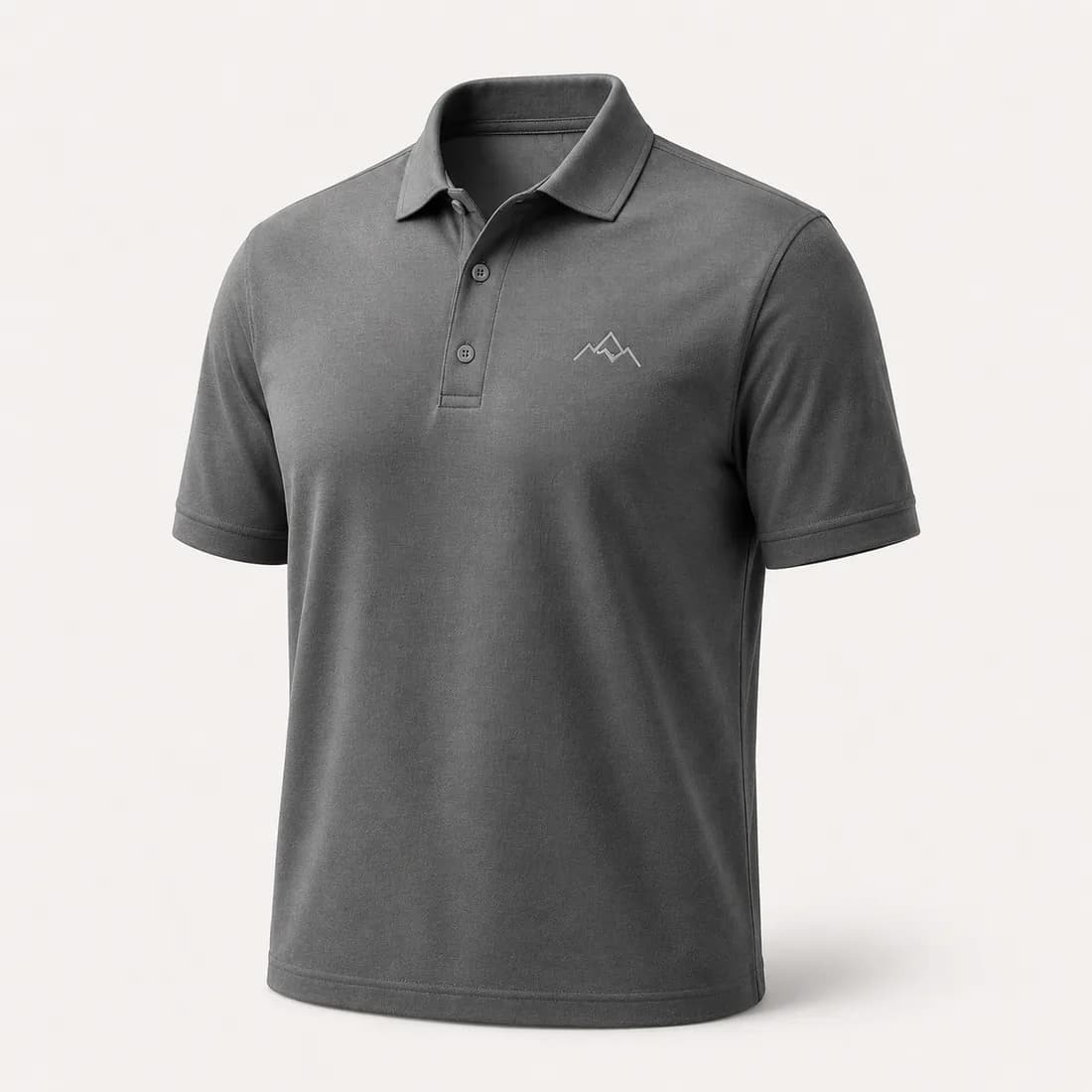 Grey polo shirt